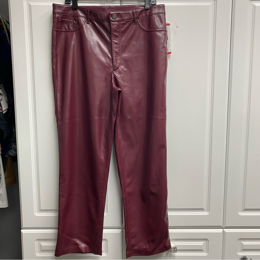 Joie Burgundy Pants Size 14